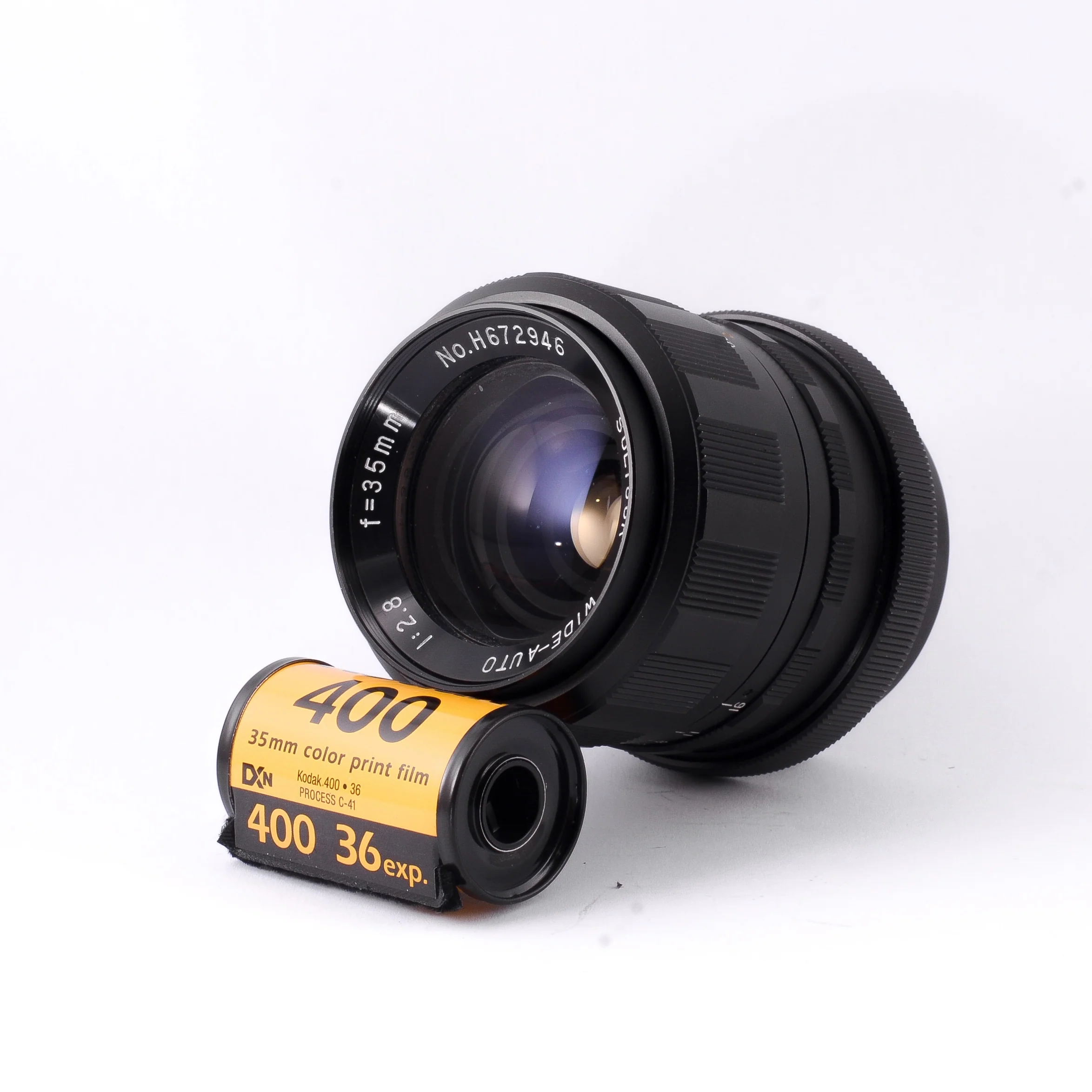 Canon FD Soligor 35 mm f2,8 objectif