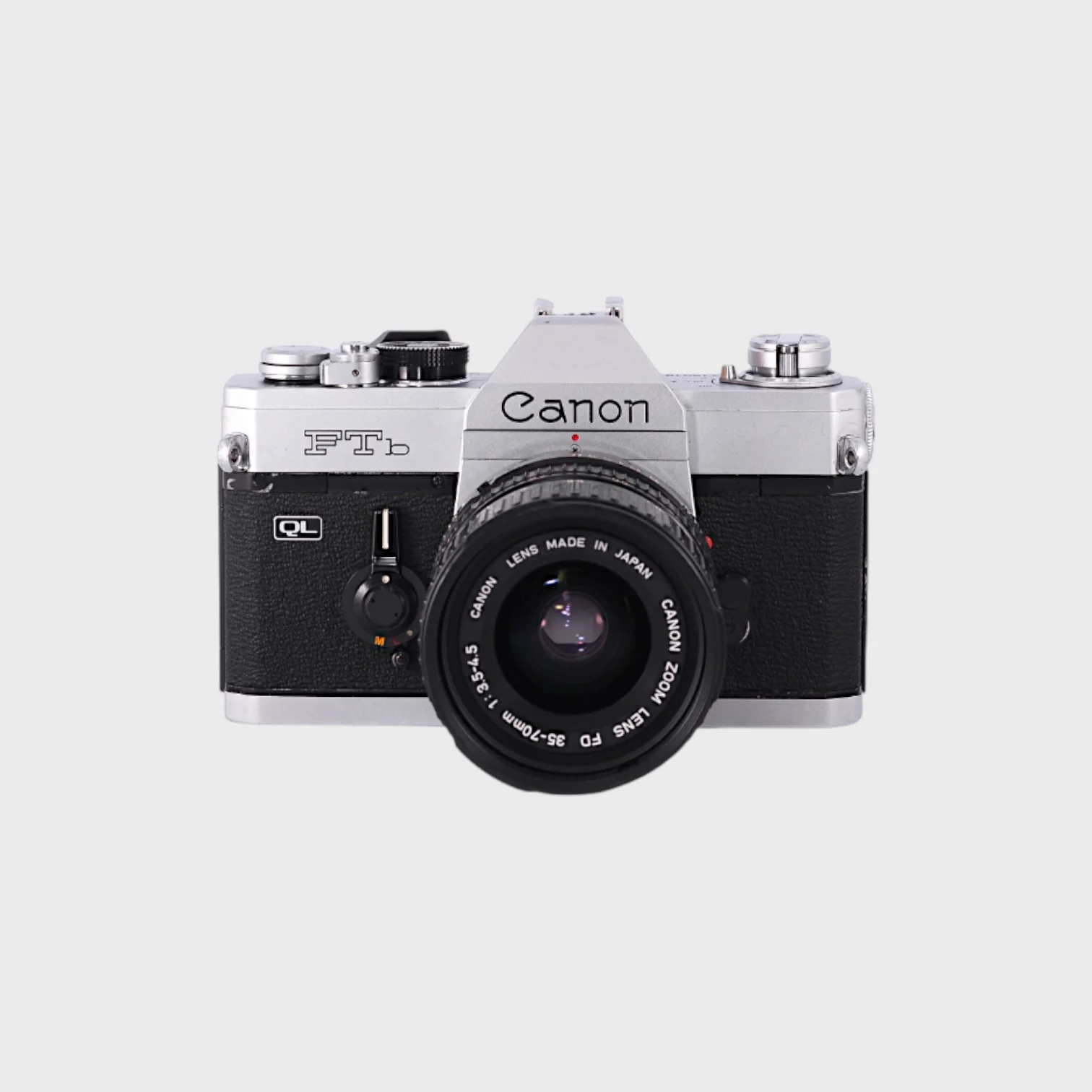 Canon FTb QL Reflex 35mm argentique  objectif 35-70 mm f3,5-4,5