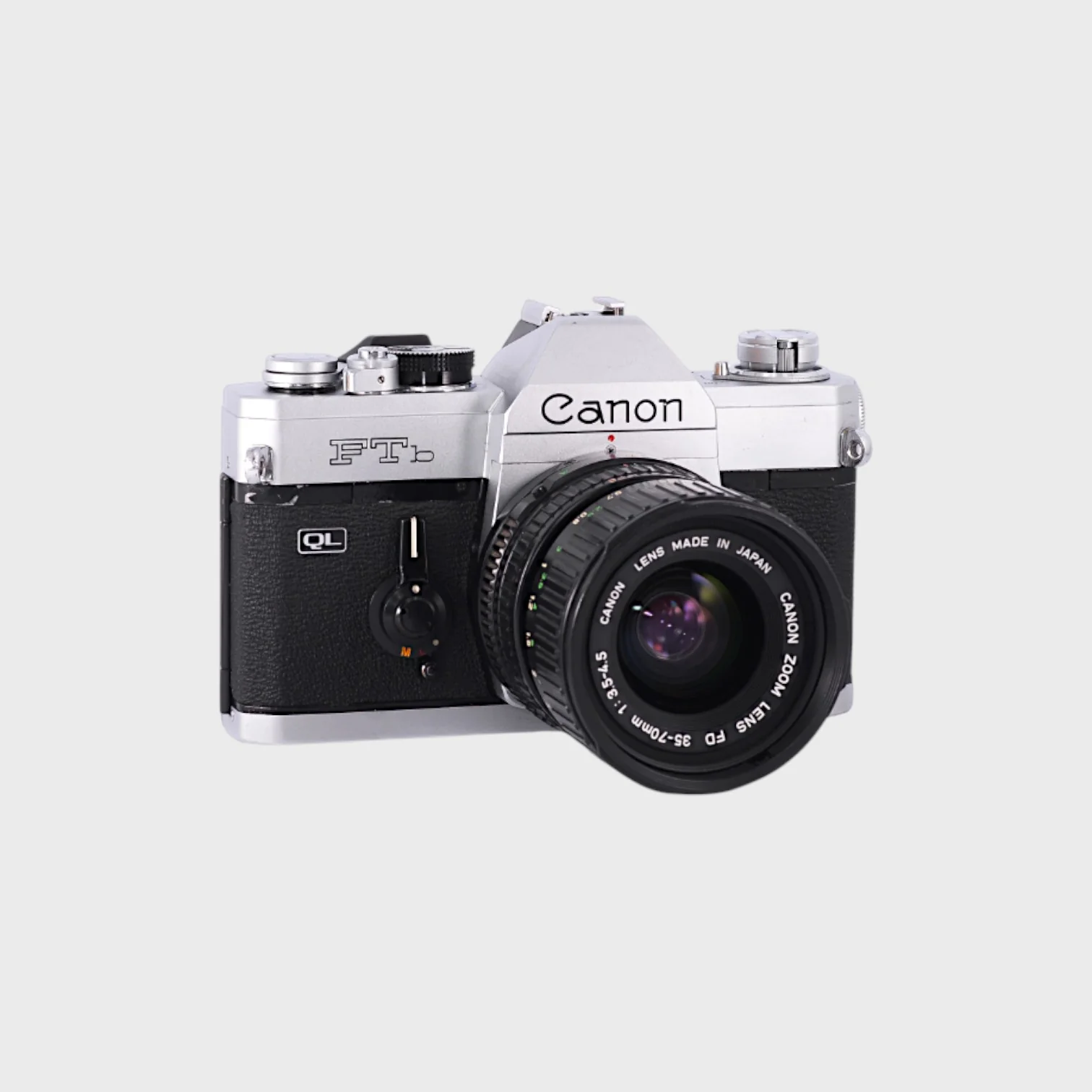 Canon FTb QL Reflex 35mm argentique  objectif 35-70 mm f3,5-4,5 - Image 2